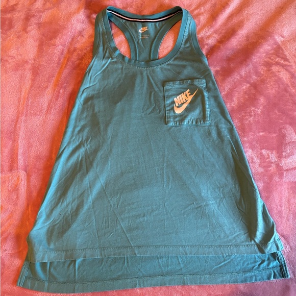Nike Aqua Blue Tank Top Size Medium - Picture 1 of 3